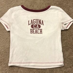 aeropostale xs laguna beach baby tee